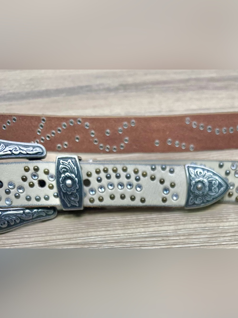 Idyllwind Double Buckle Studded Miranda Lambert belt M/L - Picture 3 of 6